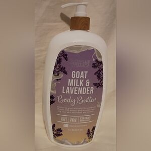 New & Unused BODYPLUS BOTANICS Goat Milk & Lavender Body Butter - 33.8 Fl Oz